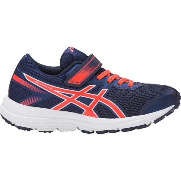 Fitness Mania - Asics Gel Zaraca 5 PS - Kids Girls Running Shoes - Indigo Blue/Flash Coral/White