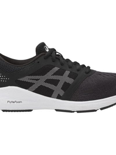Fitness Mania - Asics Roadhawk FF GS - Kids Running Shoes - Black/White/Silver
