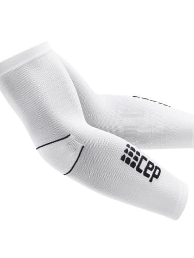 Fitness Mania - CEP Compression Arm Sleeves - White