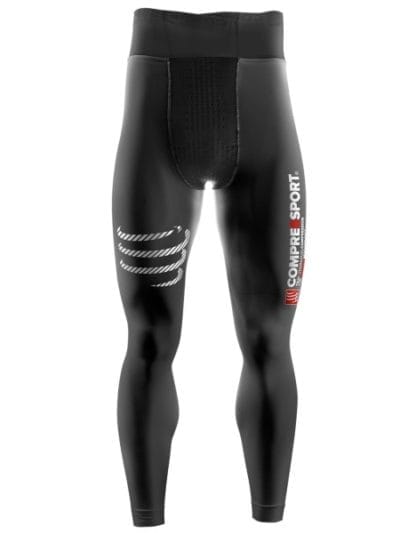 Fitness Mania - Compressport Mens Compression Full Tights - Black