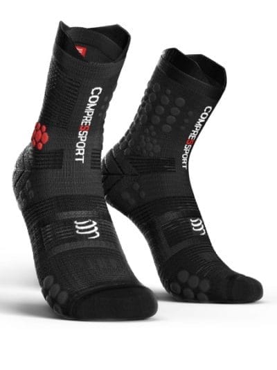 Fitness Mania - Compressport Pro Racing V3.0 - Trail Running Socks - Black