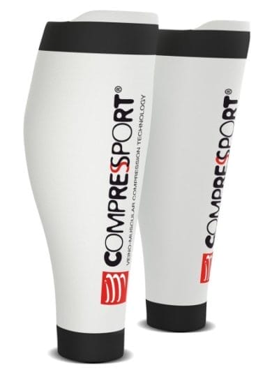 Fitness Mania - Compressport R2 V2 Compression Calf Sleeves - White