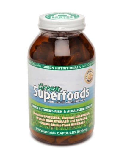 Fitness Mania - Green Nutritionals Green Superfoods - 250 Vege Capsules