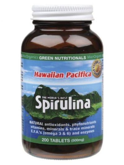 Fitness Mania - Green Nutritionals Hawaiian Pacifica Spirulina - 200 Tablets