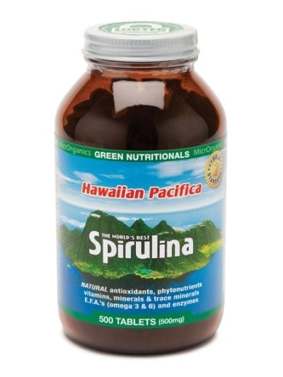 Fitness Mania - Green Nutritionals Hawaiian Pacifica Spirulina - 500 Tablets