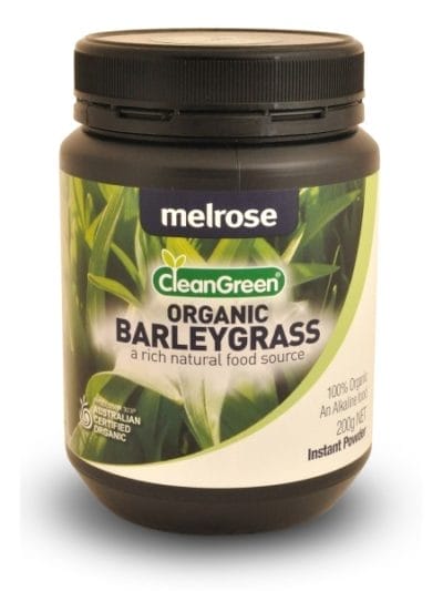 Fitness Mania - Melrose Clean Green Organic Barley Grass Powder - 200g