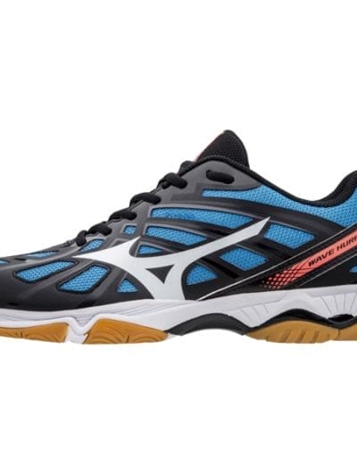 Fitness Mania - Mizuno Wave Hurricane 3 Mens Court Shoes - Black/Blue/White