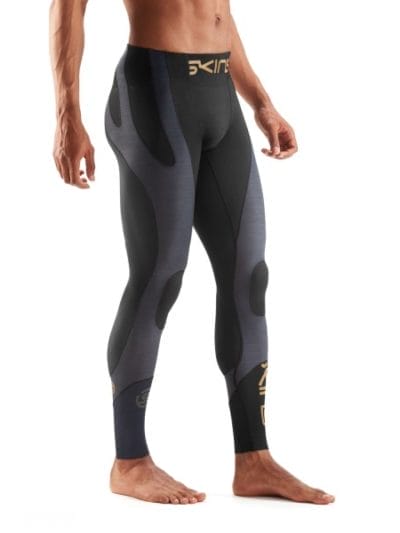 Fitness Mania - Skins K-Proprium Mens Compression Long Tights - Black/Carbon