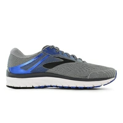 Fitness Mania - BROOKS Mens Adrenaline GTS 18 (2E) Grey / Blue / Black