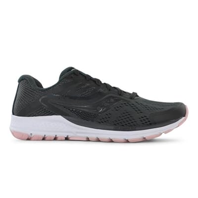 Fitness Mania - SAUCONY Womens Ride 10 Gunmetal / Pink