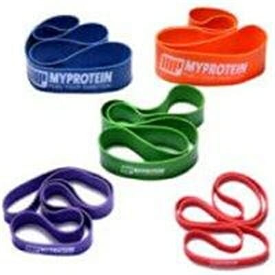 Fitness Mania - Myprotein Resistance Bands - Purple / 11-36Kg (Pair) - Multi