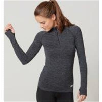 Fitness Mania - Myprotein Women's Seamless 1/4 Zip Top - L - Coral