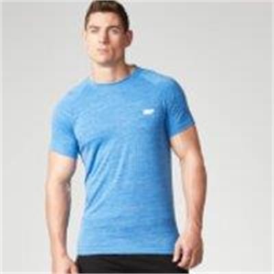 Fitness Mania - Performance Short Sleeve Top - L - Blue