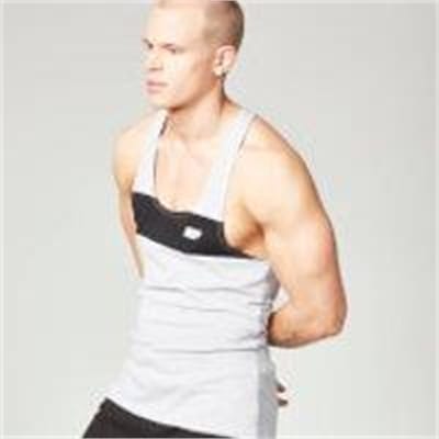 Fitness Mania - Stripe Stringer Vest - L - Green