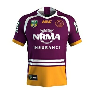 Fitness Mania - Brisbane Broncos Kids Home Jersey 2018