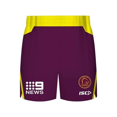 Fitness Mania - Brisbane Broncos Kids Training Shorts 2018