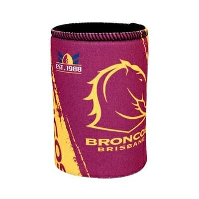Fitness Mania - Brisbane Broncos Logo Can Cooler