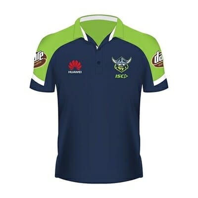 Fitness Mania - Canberra Raiders Bamboo Polo 2018