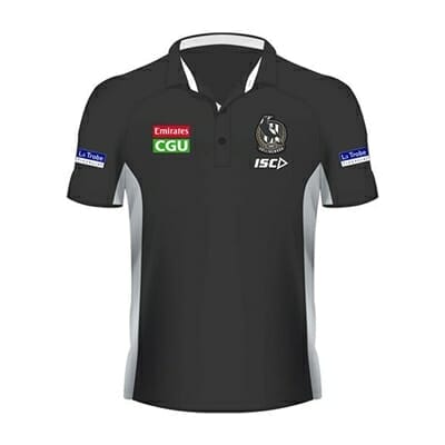 Fitness Mania - Collingwood Magpies Kids Performance Polo 2018