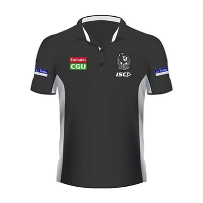 Fitness Mania - Collingwood Magpies Ladies Performance Polo 2018