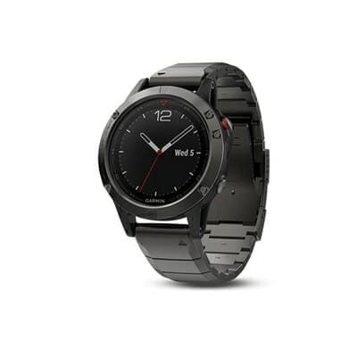 Fitness Mania - Garmin Fenix 5 Slate Gray Sapphire Metal Band