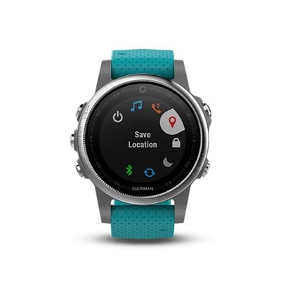 Fitness Mania - Garmin Fenix 5S Silver Turquoise