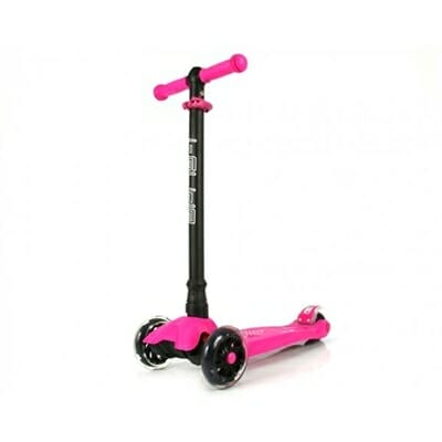 Fitness Mania - I Glide Boardwalk Bobber 3 Wheel Scooter Pink