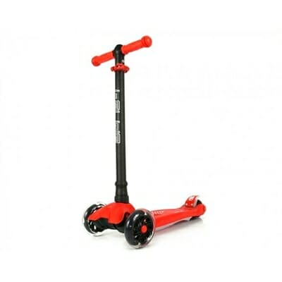 Fitness Mania - I Glide Boardwalk Bobber 3 Wheel Scooter Red