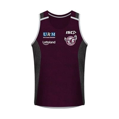 Fitness Mania - Manly Sea Eagles Training Singlet 2018