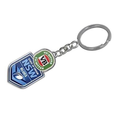 Fitness Mania - NSW State of Origin Rubber Key Ring