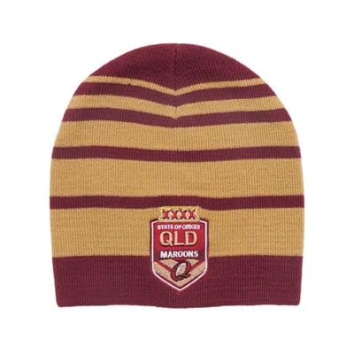 Fitness Mania - State of Origin Queensland Maroons Bar Beanie