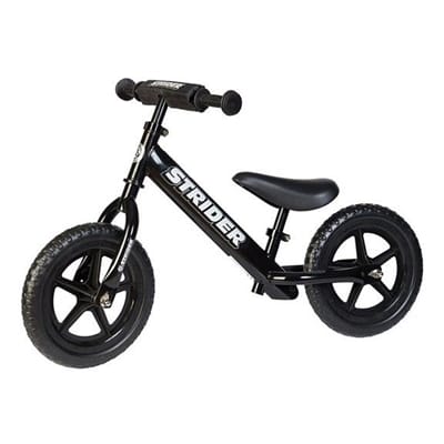 Fitness Mania - Strider 12 Sport Balance Bike Black