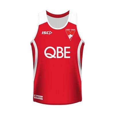 Fitness Mania - Sydney Swans Training Singlet 2018