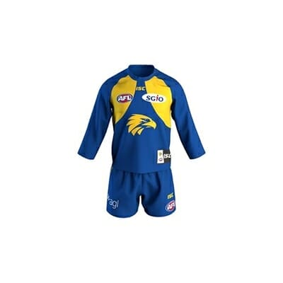 Fitness Mania - West Coast Eagles Jersey Set Toddlers 2018