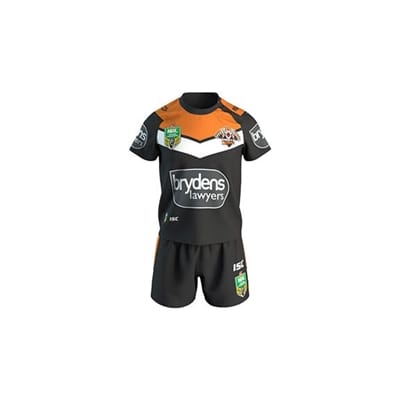Fitness Mania - Wests Tigers Home Jersey Set 2018 Toddlers
