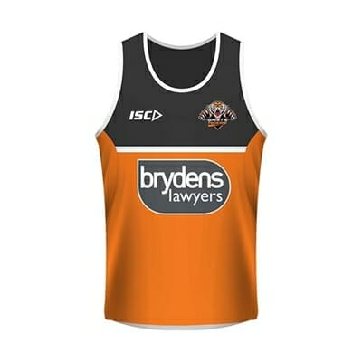 Fitness Mania - Wests Tigers Training Singlet 2018