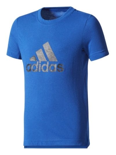 Fitness Mania - Adidas Prime Logo Kids Boys Training T-Shirt - Collegiate Royal