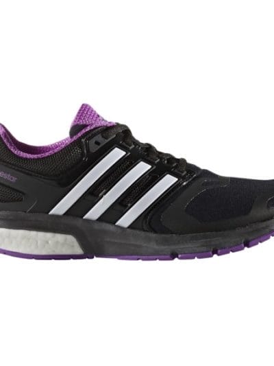 Fitness Mania - Adidas Questar Boost TF - Womens Running Shoes - Black/Purple/White