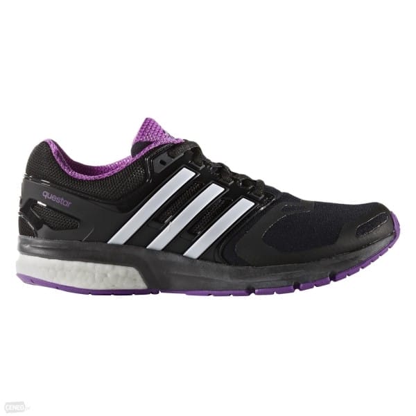 Fitness Mania - Adidas Questar Boost TF - Womens Running Shoes - Black/Purple/White