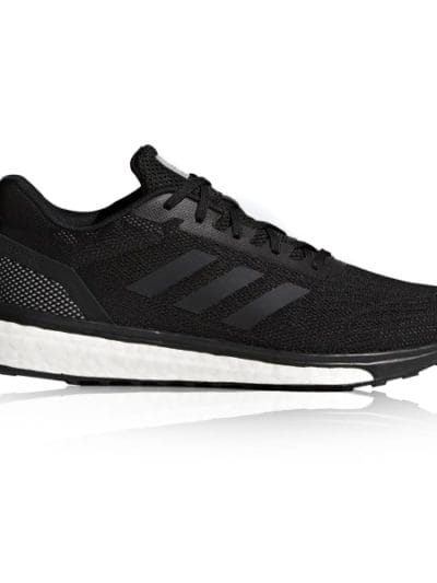 Fitness Mania - Adidas Response - Mens Running Shoes - Grey/Core Black/White