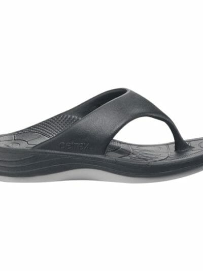 Fitness Mania - Aetrex Lynco Flips - Mens Thongs - Black
