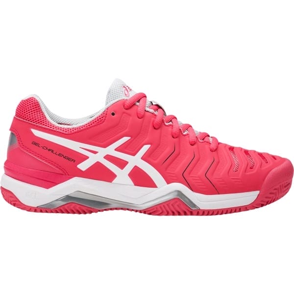 Fitness Mania - Asics Gel Challenger 11 - Womens Tennis Shoes - Rouge Red/White/Glacier Grey