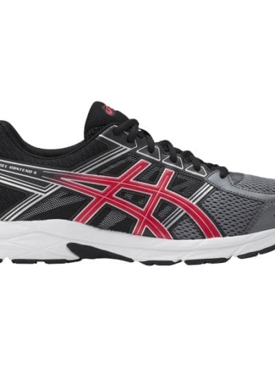 Fitness Mania - Asics Gel Contend 4 - Mens Running Shoes - Carbon/Classic Red/Black