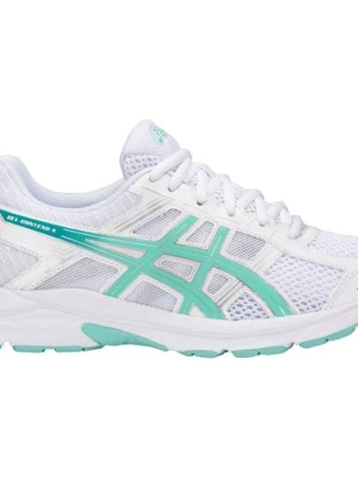 Fitness Mania - Asics Gel Contend 4 - Womens Running Shoes - White/Aruba Blue/Silver