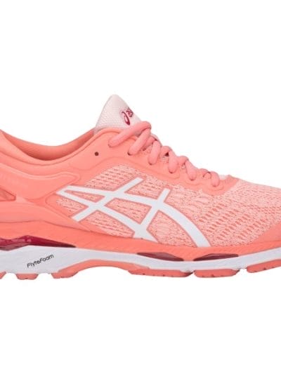 Fitness Mania - Asics Gel Kayano 24 - Womens Running Shoes - Seashell Pink/White/Begonia Pink