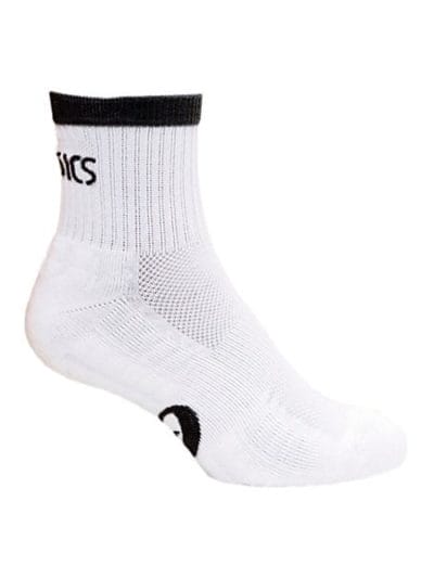 Fitness Mania - Asics Unisex Pace Quarter King Socks - White/Black