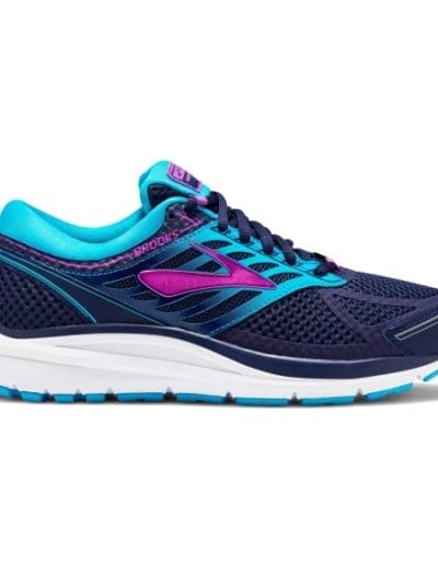 Fitness Mania - Brooks Addiction 13 - Womens Running Shoes - Evening Blue/Teal Victory/Purple Cactusflower