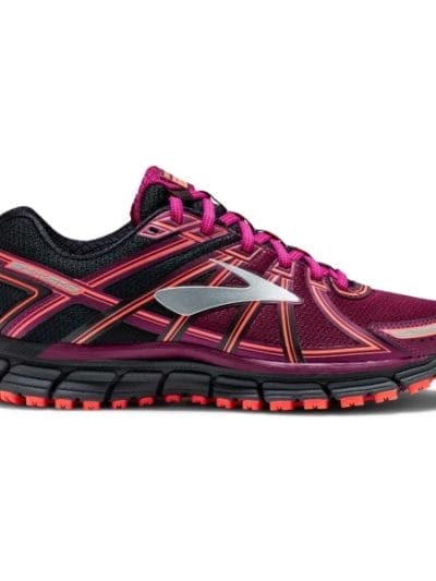Fitness Mania - Brooks Adrenaline ASR 14 - Womens Trail Running Shoes - Black/Ebony/Pickled Beet
