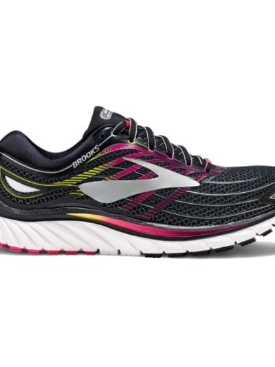 Fitness Mania - Brooks Glycerin 15 - Womens Running Shoes - Black/Pink Peacock/Plum