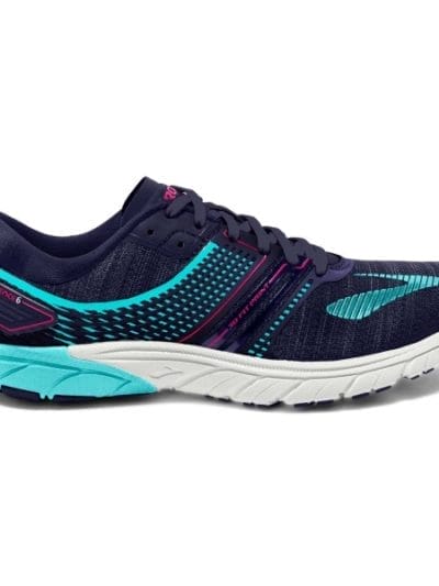 Fitness Mania - Brooks PureCadence 6 - Womens Running Shoes - Evening Blue/Pink Peacock/Island Paradise